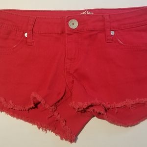 Almost Famous Cherry Red Shorts